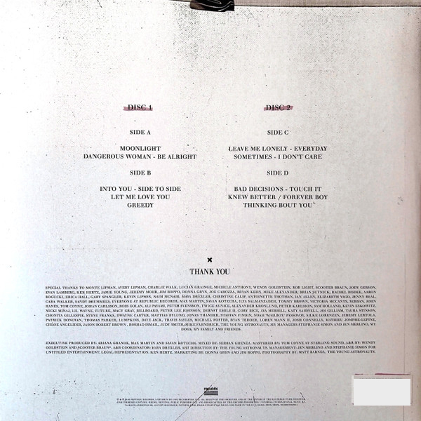 Vinyl Record Ariana Grande - Dangerous Woman (Pink&Black Swirl) - 2LP - img.4
