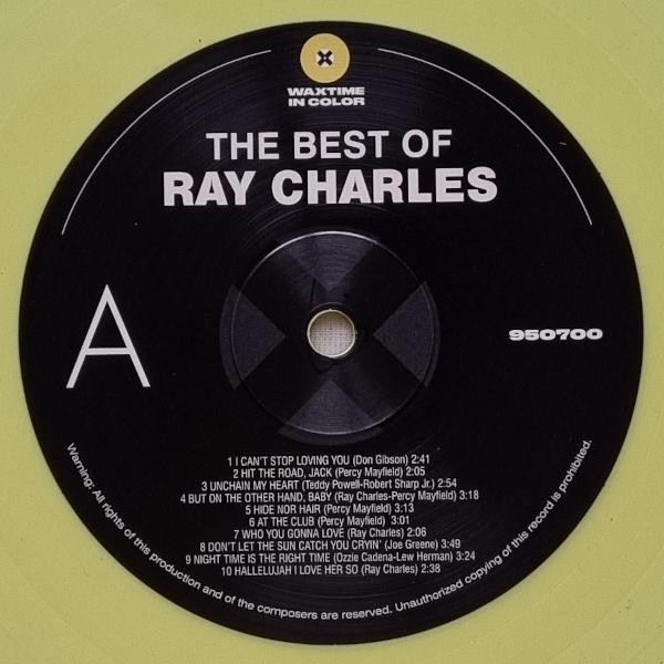 Vinyl Record Ray Charles – The Best Of Ray Charles (Yellow) LP - img.2