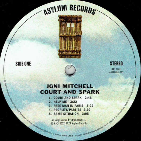 Vinyl Record Joni Mitchell - Court And Spark LP - img.3