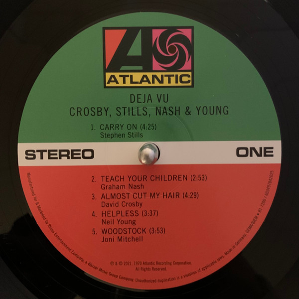 Vinyl Record Crosby, Stills, Nash & Young - Deja Vu (180g) (Remaster, Limited) LP - img.4