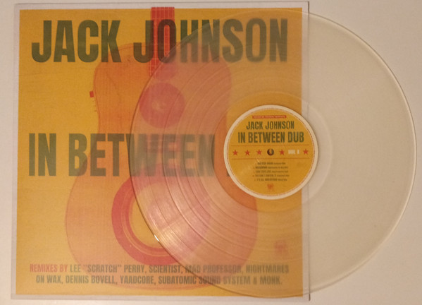 Vinyl Record Jack Johnson – In Between Dub - White Transparent - LP - img.1