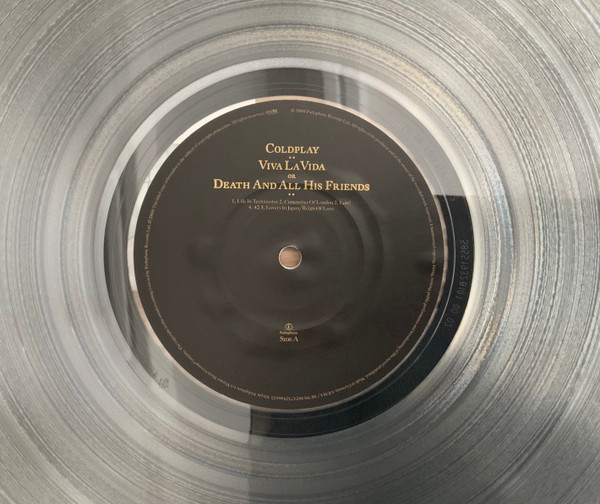 Vinyl Record Coldplay – Viva La Vida Or Death And All His Friends (Clear Eco) LP - img.2