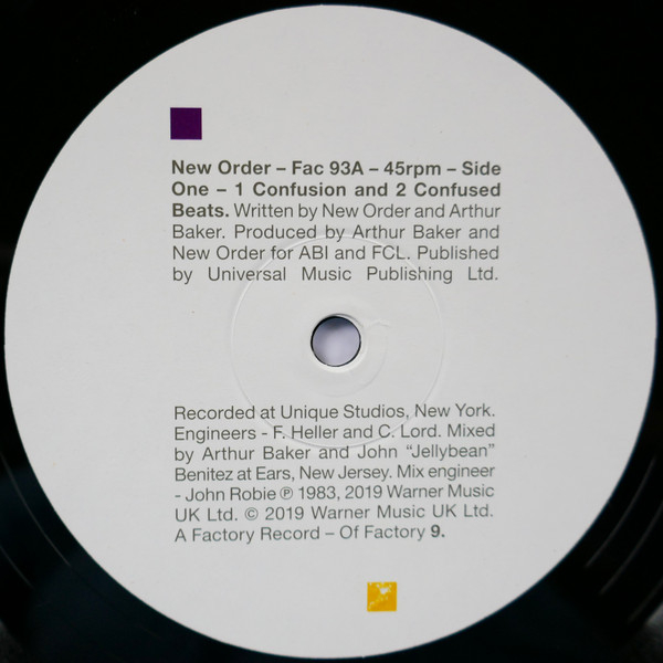 Vinyl Record New Order - Confusion (Black) LP - img.3