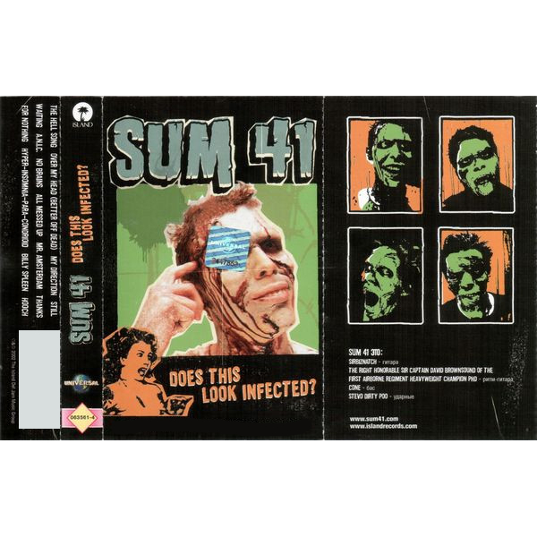 Сassette Tape Sum 41 - Does This Look Infected? - img.1