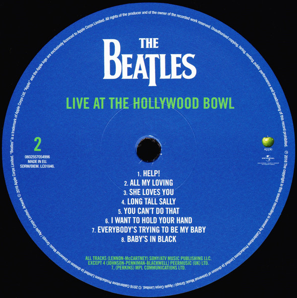 Vinyl Record The Beatles - Live At The Hollywood Bowl - img.3