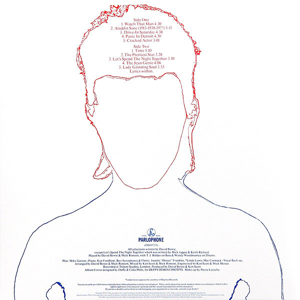 Vinyl Record David Bowie - Aladdin Sane - LP - img.1