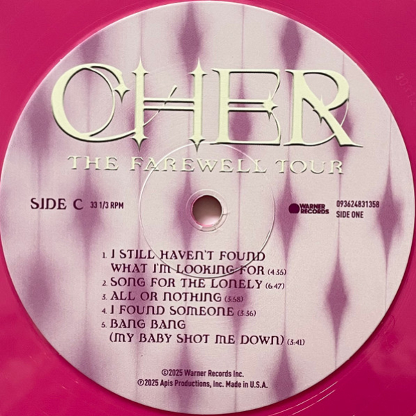 Vinyl Record Cher - The Farewell Tour (Pink & Purple) - 2LP - img.5