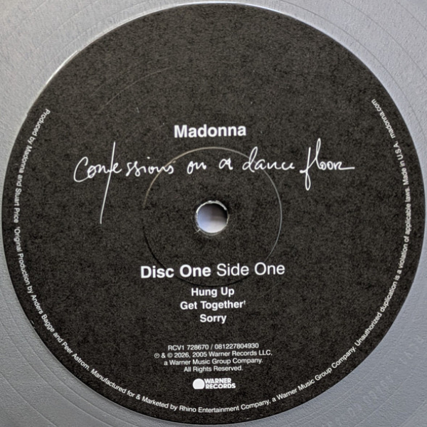 Madonna - Confessions On A Dance Floor (Silver) - 2LP - img.4