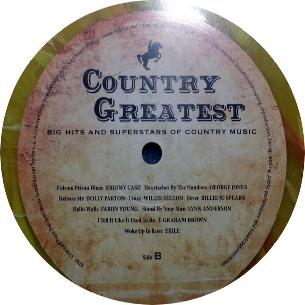 Vinyl Record Various - Country Greatest - Big Hits And Superstars Of Country Music LP - img.4