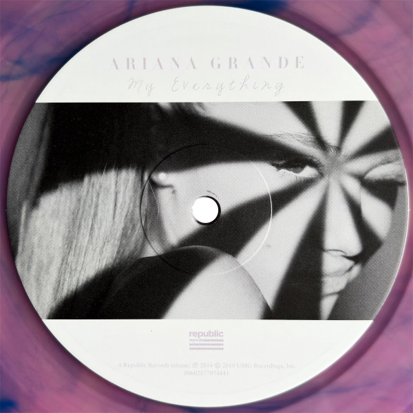 Vinyl Record Ariana Grande - My Everything (Lavender With Blue Marble) LP - img.5