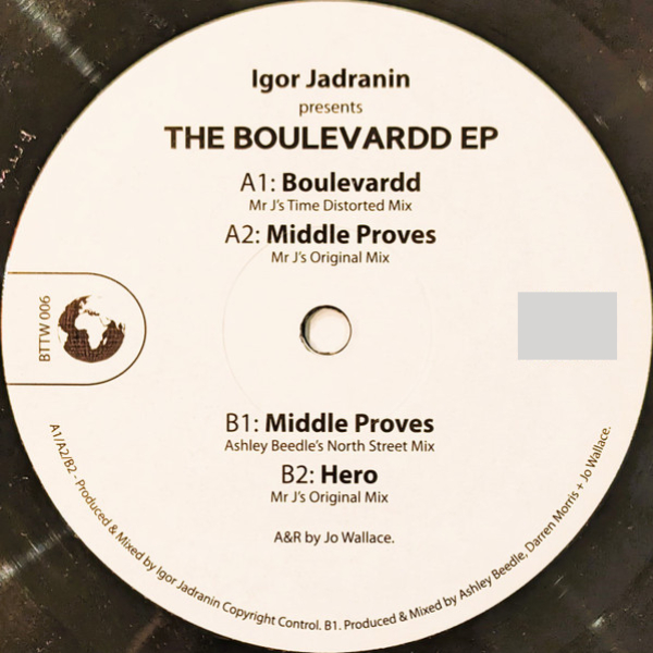 Vinyl Record Igor Jadranin – The Boulevardd EP LP - img.1