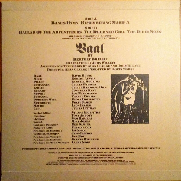 Vinyl Record David Bowie - In Bertolt Brecht's Baal - img.1