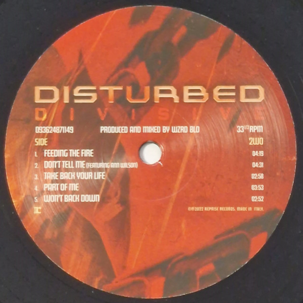 Vinyl Record Disturbed – Divisive LP - img.5