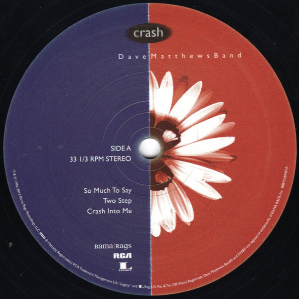 Vinyl Record Dave Matthews Band - Crash (Anniversary Edition) - 2LP - img.2