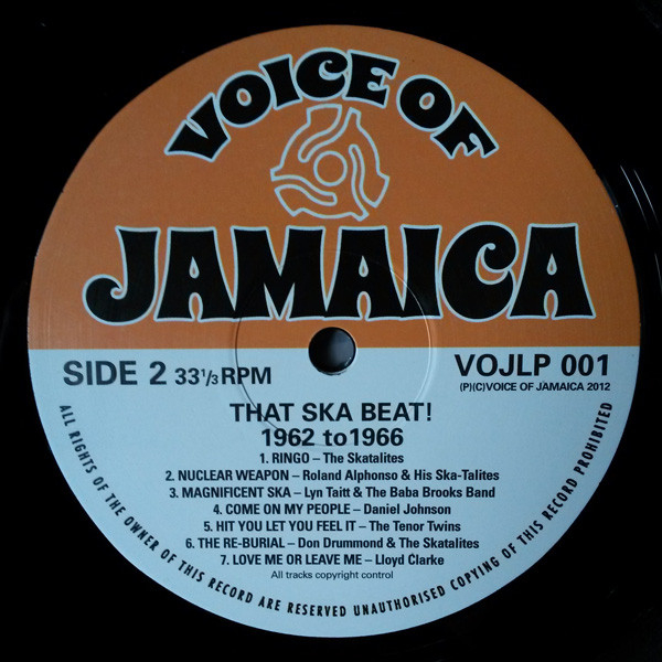 Vinyl Record Various Artists - That Ska Beat! 1962 To 1966 (Reggae) LP - img.3