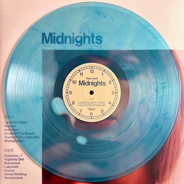 Vinyl Record Taylor Swift – Midnights - Blue Marbled - LP - img.2