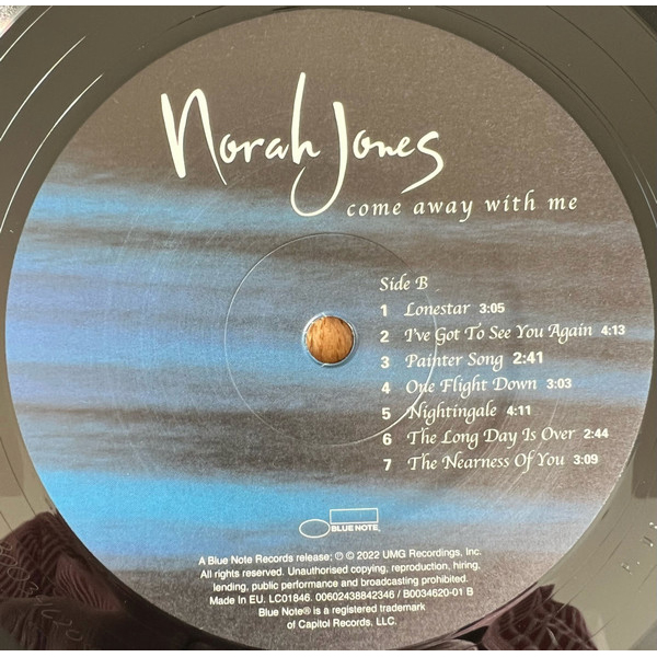 Vinyl Record Norah Jones – Come Away With Me - 20th Anniversary - LP - img.3