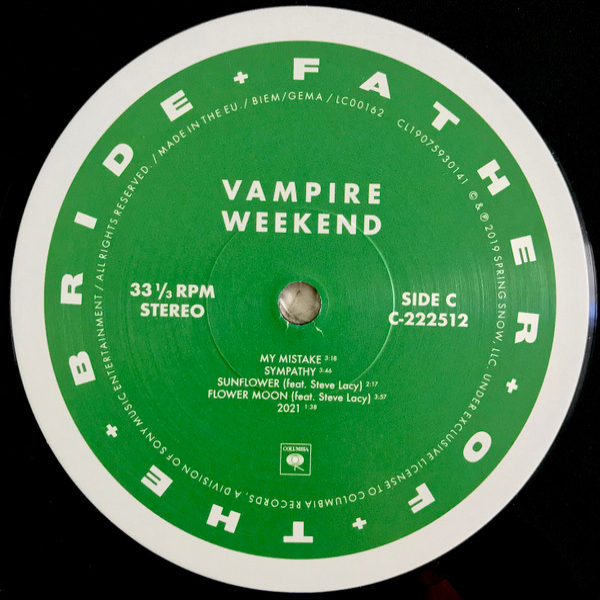 Vinyl Record Vampire Weekend - Father Of The Bride - 2LP - img.4