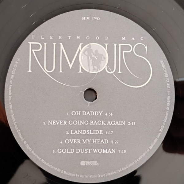 Vinyl Record Fleetwood Mac – Rumours Live - 2LP - img.5