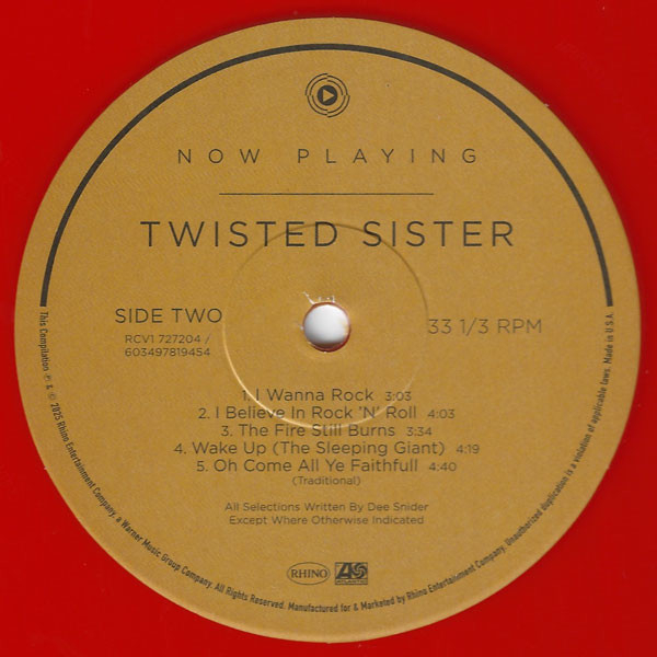 Vinyl Record Twisted Sister - Now Playing (Orange Crush) LP - img.4