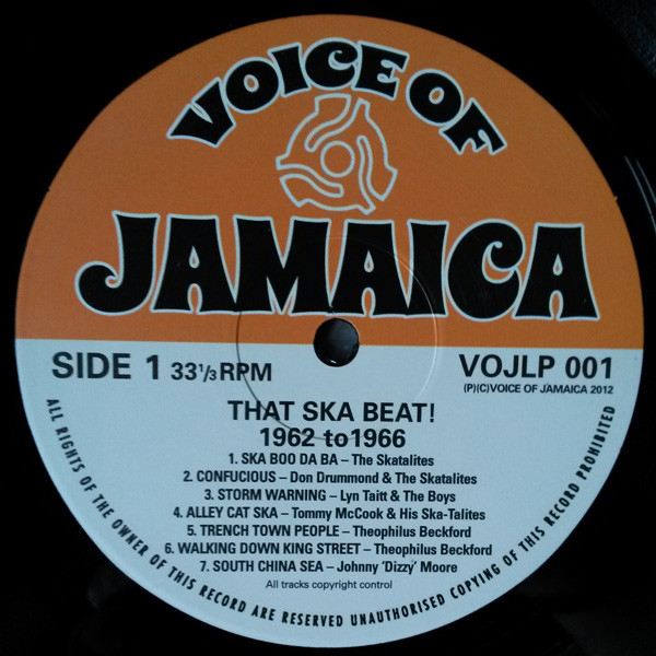 Vinyl Record Various Artists - That Ska Beat! 1962 To 1966 (Reggae) LP - img.2