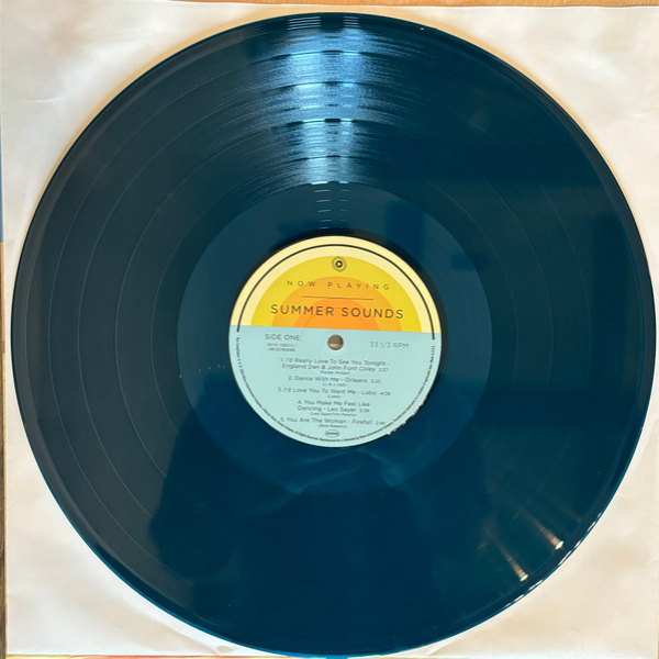 Vinyl Record Various Artists - Now Playing: Summer Sounds (Blue) LP - img.3