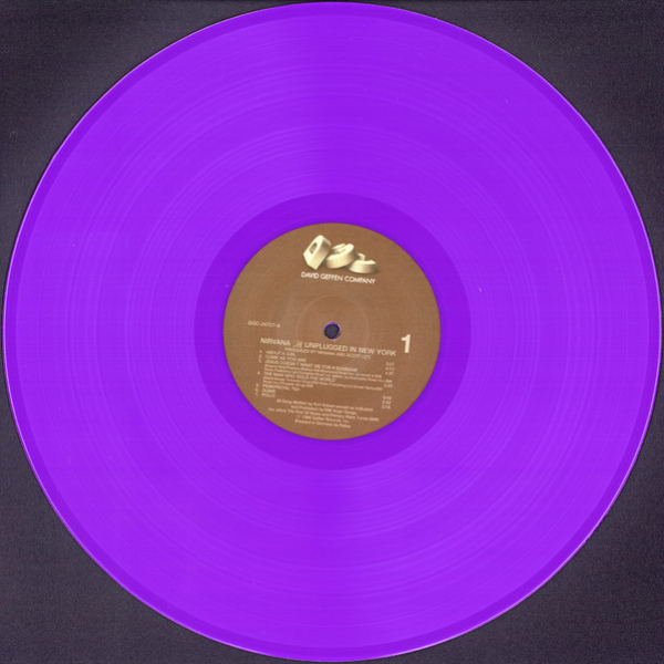 Vinyl Record Nirvana - MTV Unplugged In New York (Opaque Purple) LP - img.4