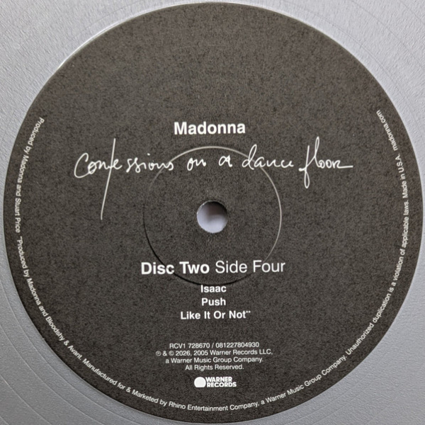 Madonna - Confessions On A Dance Floor (Silver) - 2LP - img.7