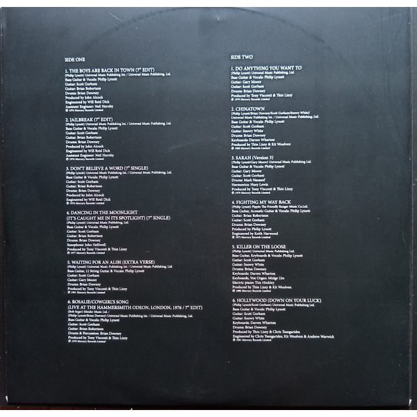 Vinyl Record Thin Lizzy – Greatest Hits LP - img.5