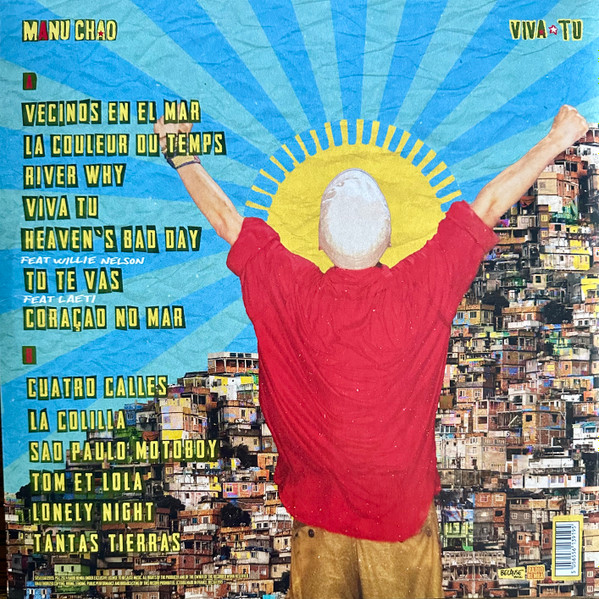 Vinyl Record Manu Chao - Viva Tu - Limited Edition Blue Vinyl LP - img.1