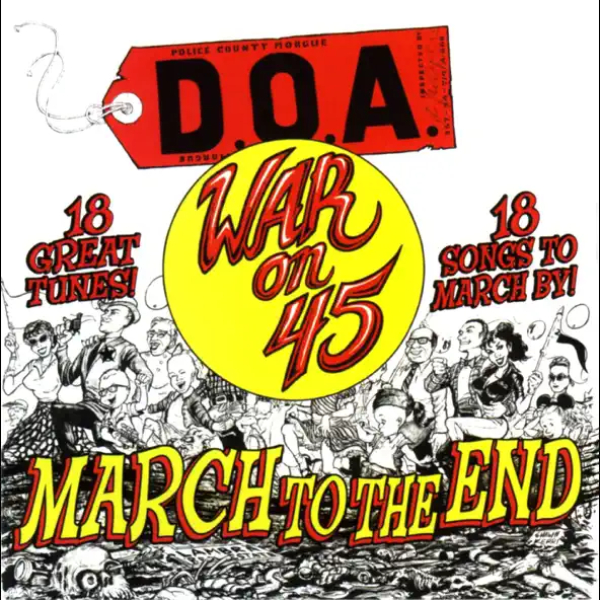 Vinyl Record D.O.A. - War On 45 LP - img.0