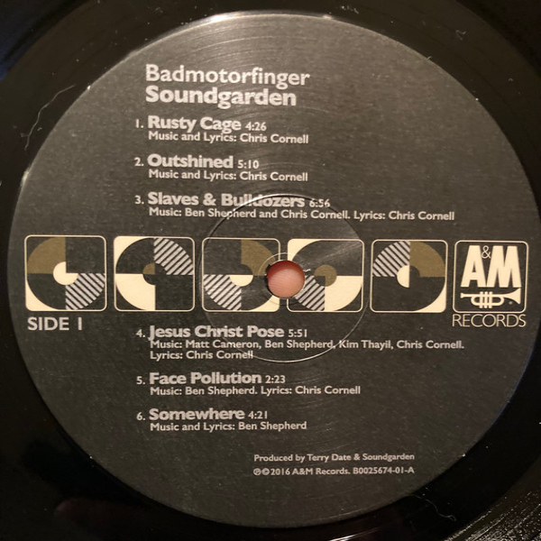 Vinyl Record Soundgarden - Badmotorfinger LP - img.2