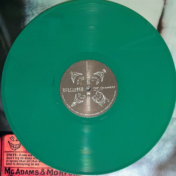 Vinyl Record Disturbed – The Sickness (Green, Limited) LP - img.4