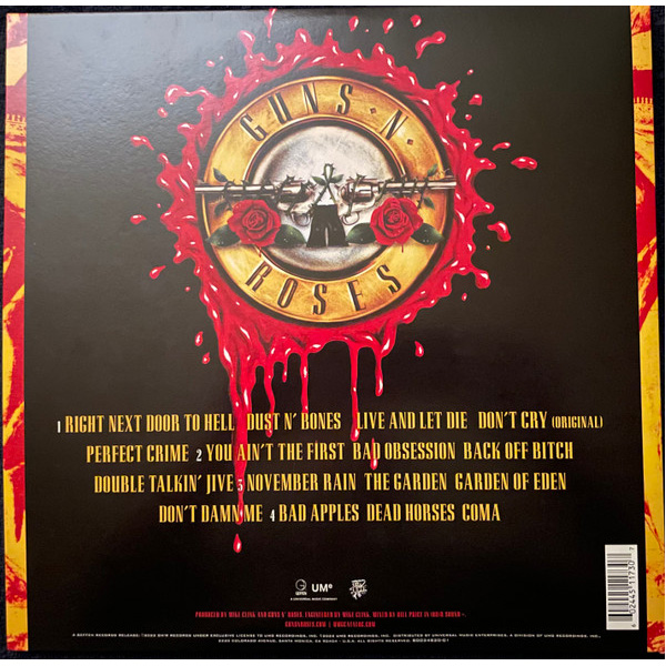 Vinyl Record Guns N Roses - Use Your Illusion I Remastered 2022 LP - img.2