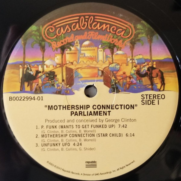 Vinyl Record Parliament - Mothership Connection LP - img.2