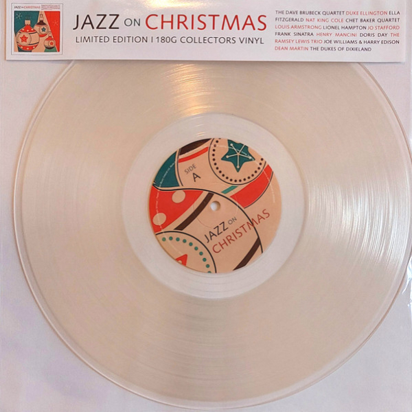 Vinyl Record Various Artists - Jazz On Christmas (Limited Edition Transparent White) LP - img.2