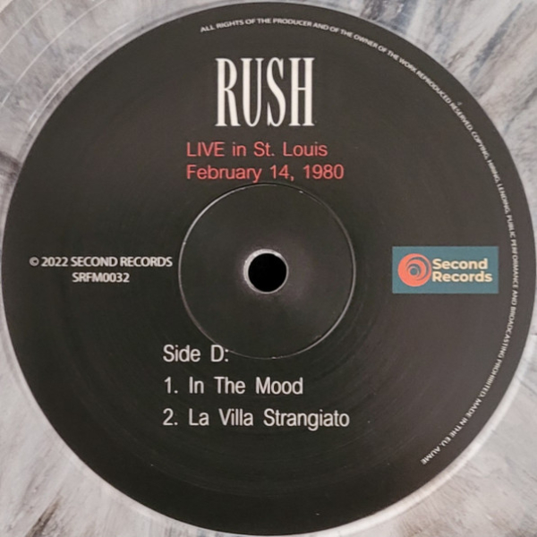 Vinyl Record Rush – Live In St. Louis 1980 (Grey Marbled) - 2LP - img.10