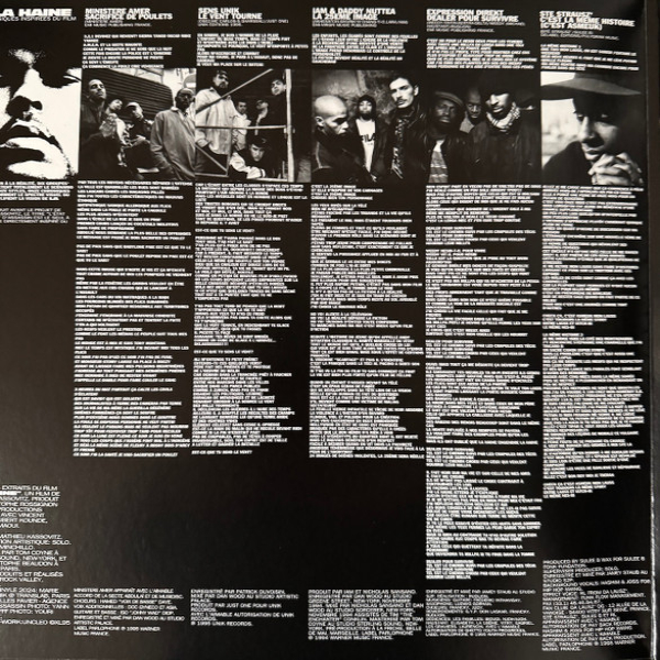 Vinyl Record Various - Musiques Inspirees Du Film La Haine - 2LP - img.3