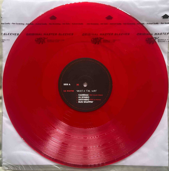 Vinyl Record Lil Wayne – Sorry 4 The Wait - Limited Edition RSD 24 Red Transparent - 2LP - img.2