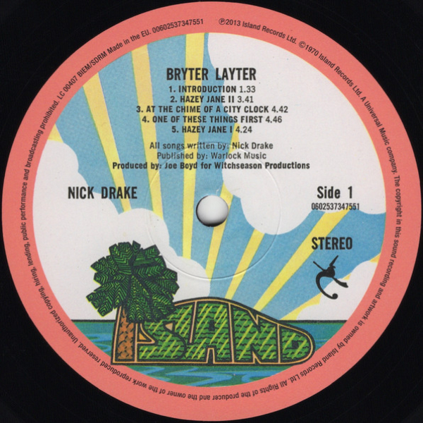 Nick Drake - Bryter Layter LP - img.2