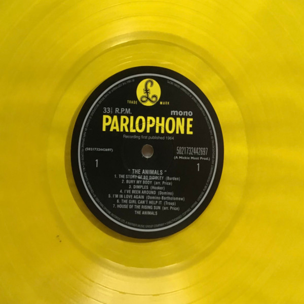 Vinyl Record The Animals - The Animals (Limited Yellow) LP - img.3