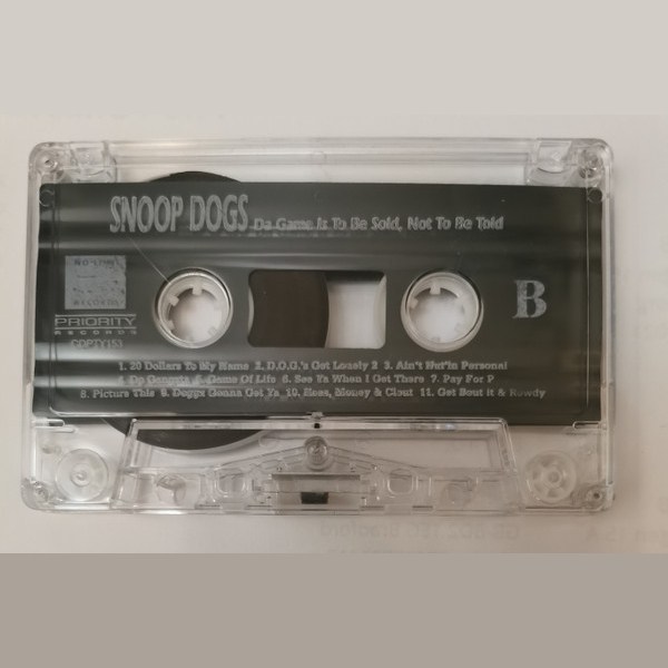 Сassette Tape Snoop Dogg - Da Game Is To Be Sold, Not To Be Told - img.4