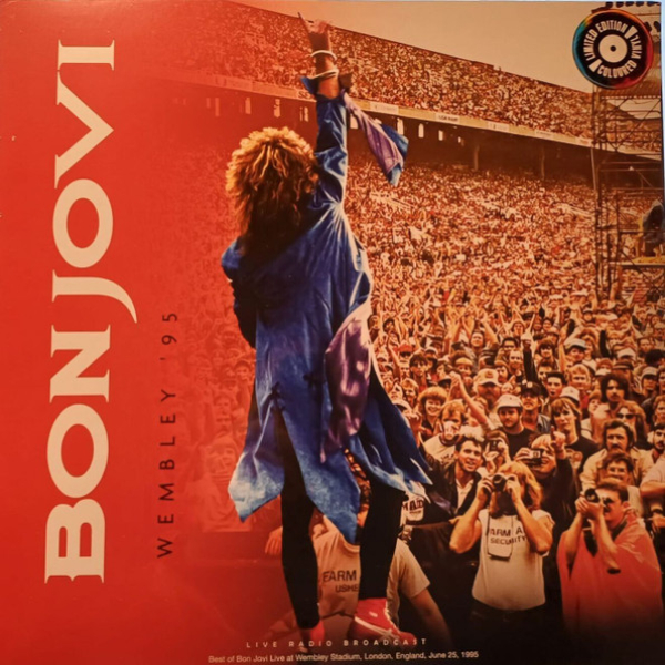 Vinyl Record Bon Jovi – Wembley Archives 95 (Transparent Orange) LP - img.0