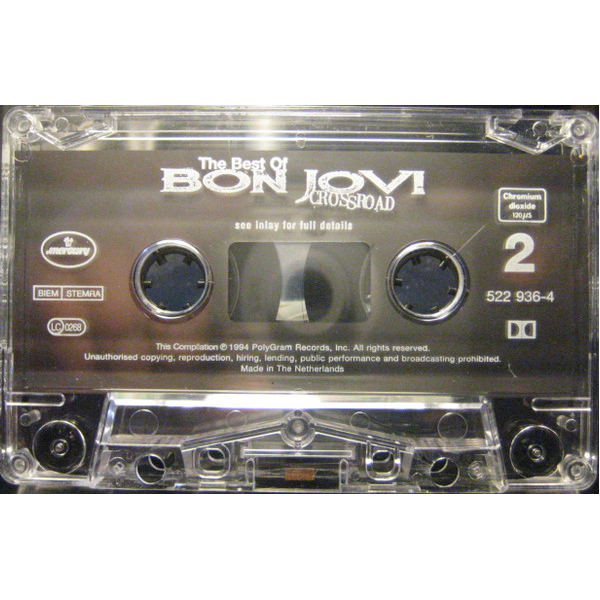 Сassette Tape Bon Jovi - Cross Road (The Best Of Bon Jovi) - img.8