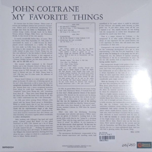 Vinyl Record John Coltrane - My Favourite Things (Blue Marble) LP - img.1