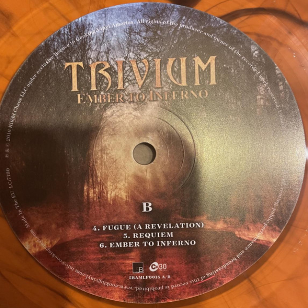 Vinyl Record Trivium - Ember To Inferno LP - img.4