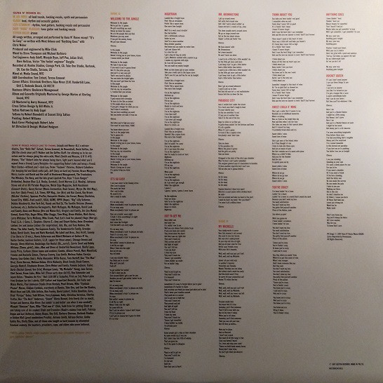 Vinyl Record Guns N' Roses - Appetite For Destruction LP - img.2