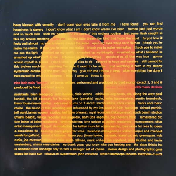 Vinyl Record Nine Inch Nails - Broken (Definitive Edition) LP - img.7