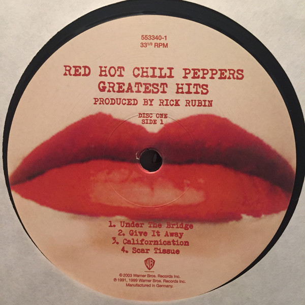 Vinyl Record Red Hot Chili Peppers - Greatest Hits - img.3