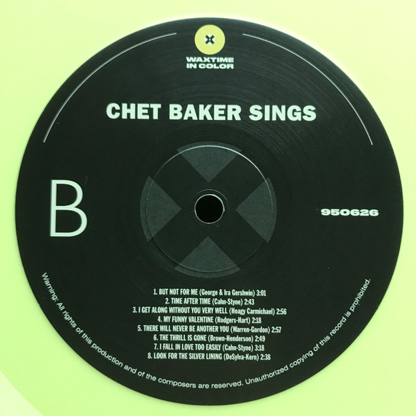 Vinyl Record Chet Baker – Chet Baker Sings (Yellow) LP - img.5